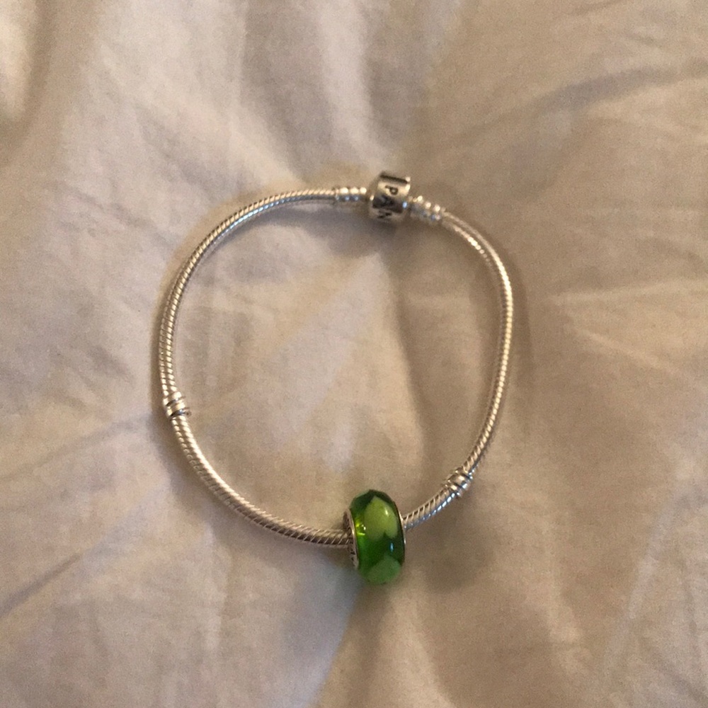 Silver Pandora Bracelet with Charm